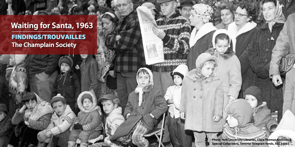 #GhostsofChristmasPast 
Read a special holiday Findings/Trouvailles from the archives, “Waiting for Santa, 1963” bit.ly/CSfindsanta 

#twitterstorians #CdnHistory #ONhistory #santaclausparade #Eaton’s