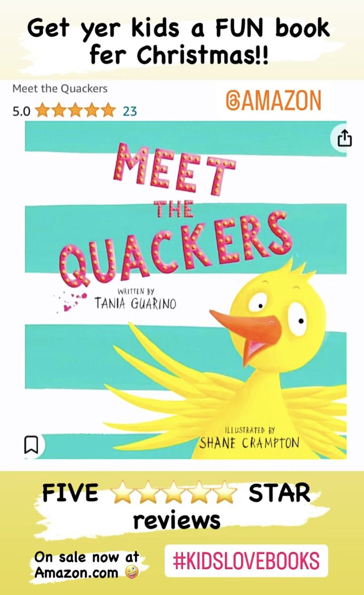 ✨💫 My picture book MEET THE QUACKERS is available to order from Amazon, Target, Walmart, and all bookstores! MERRY CHRISTMAS! 🎄💚✨💫 #kidlit #booksforchristmas #booksmakegreatgifts #gift #giftidea #books #booksforkids #ducks #fun #read #childrensbooks #bookgifts #amazon