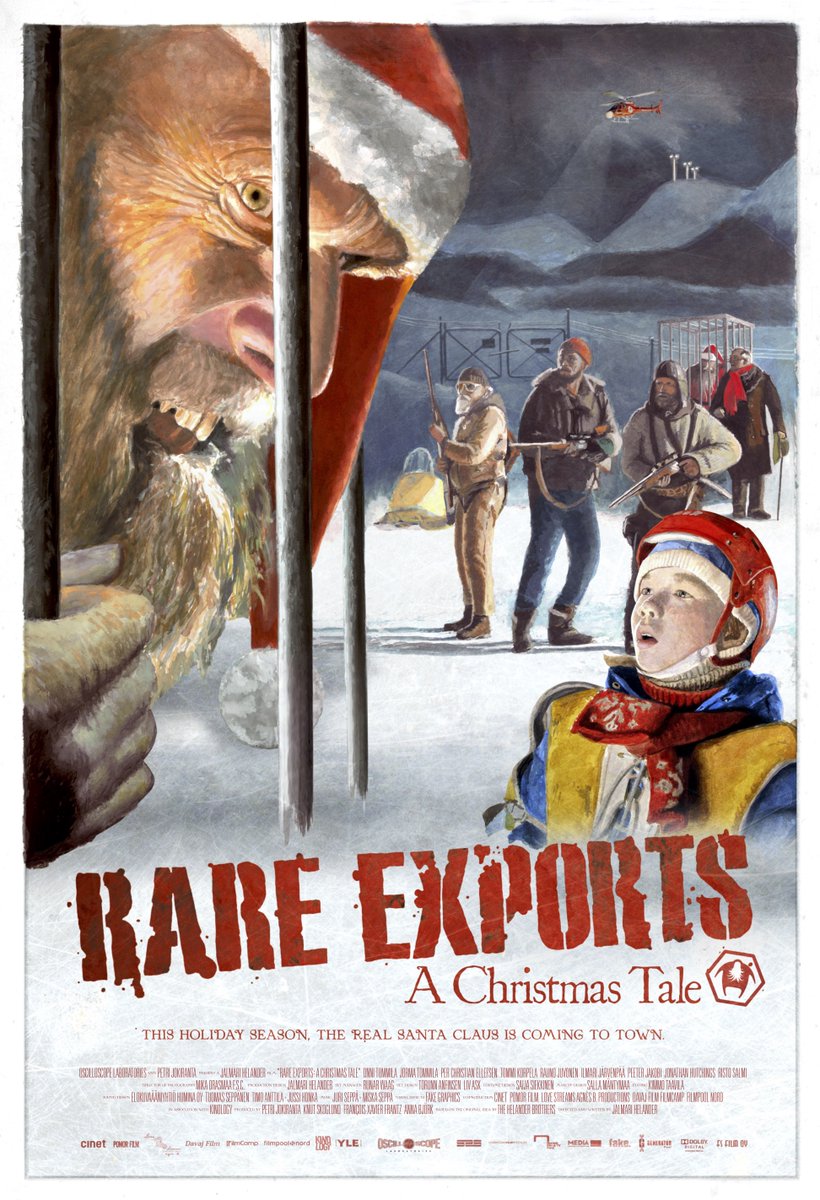 'Rare Exports: A Christmas Tale' is a rather brilliant lump of coal for your stocking hung by the fireside with care. - Roger Ebert A darkly comic throwback to the kiddie horror pics of the '80s, cheeky and just a bit grotesque. - Jen Yamato Tomorrow at 10:00!