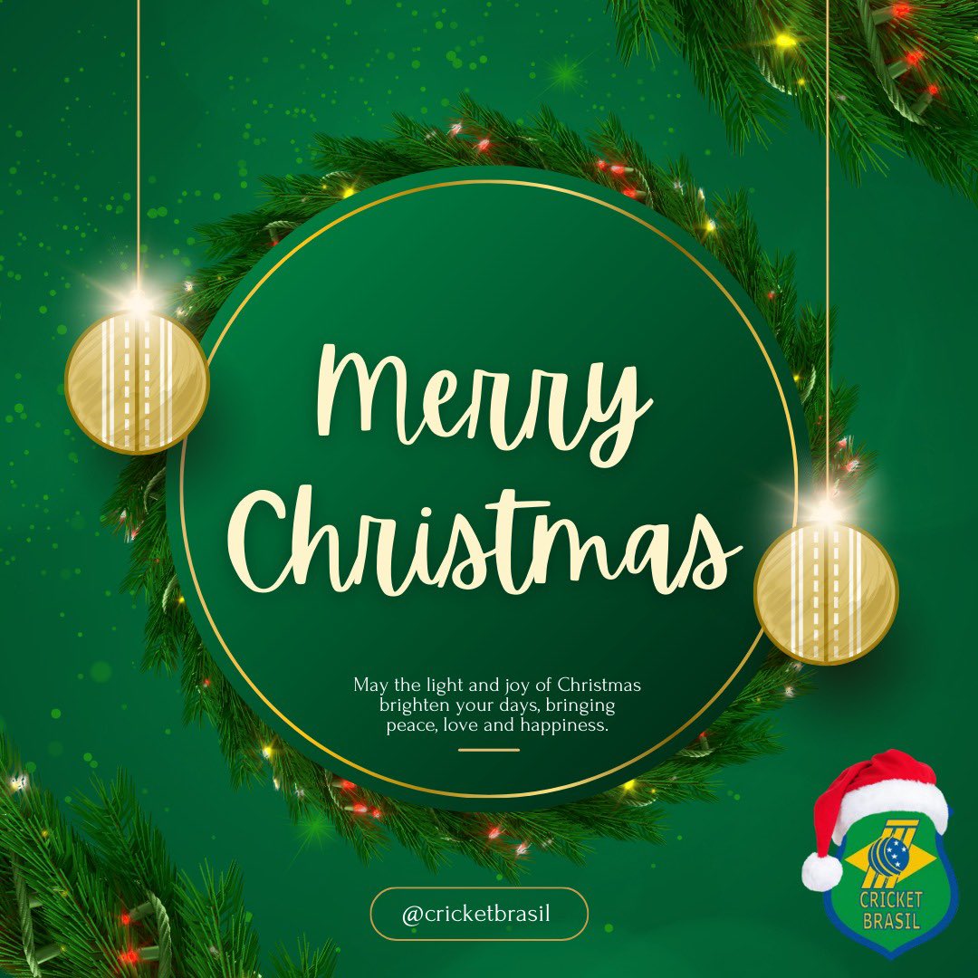 We wish you a Merry Christmas 🇧🇷🏏