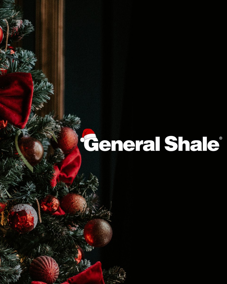 As we approach Christmas weekend, The General Shale family would like to wish you and yours a very Merry Christmas and a Happy New Year!

#GeneralShale #GeneralShaleBrick