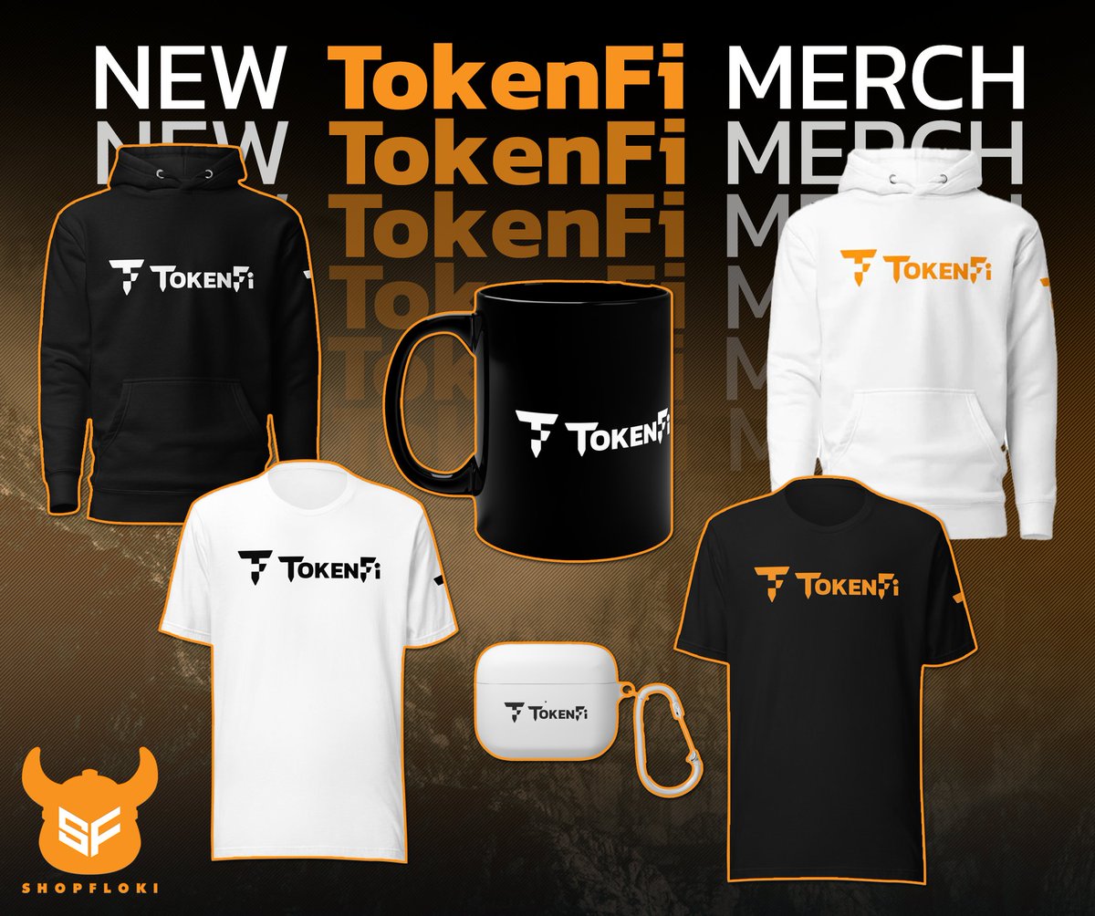 🎉👕 Brace yourselves Vikings! The wait is over! TokenFi's OFFICIAL MERCH is dropping TODAY! 🔥🚀 Get ready to rock the ultimate TokenFi gear! Don't miss out – it's time to elevate your favorite swag to the next level ! 🌟💫 #TokenFiMerch #FLOKI shopfloki.com