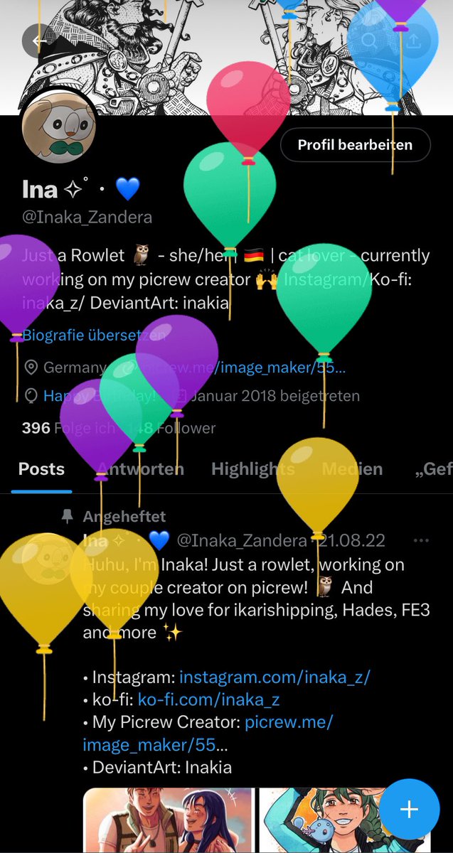Inaka_Zandera's tweet image. Birthday time 😎✨