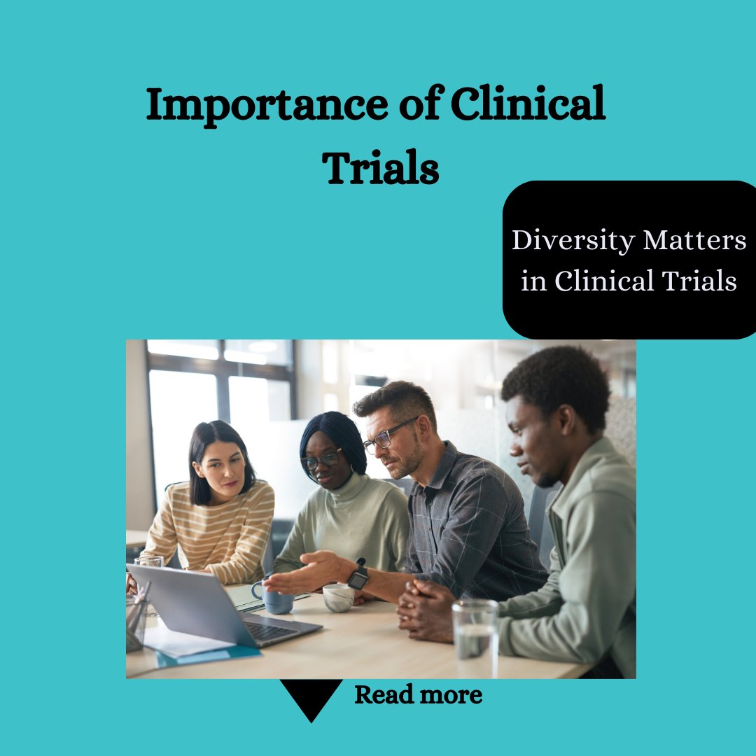 Did you know that diverse clinical trial participation leads to more effective healthcare solutions?
 Let's ensure every voice is heard for a healthier future.

 #ClinicalTrialDiversity #Healthcare #healthy #clinicaltrials #clinicalresearchassociate #clinicaljobs