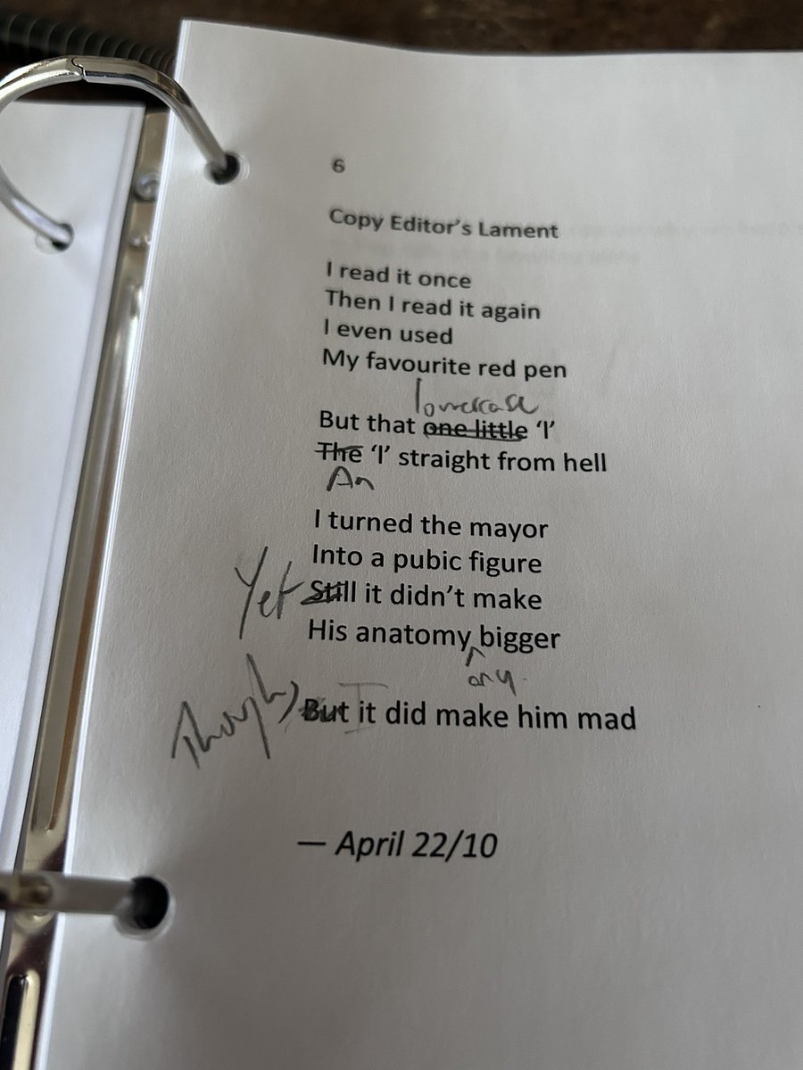 Page six of 162 pages I compiled a few years ago from my odd creative brain. Like or RT if you’d like to encourage me to post more in the future. 

(Re pencil marks: I’ve been editing it off and on for a couple years)