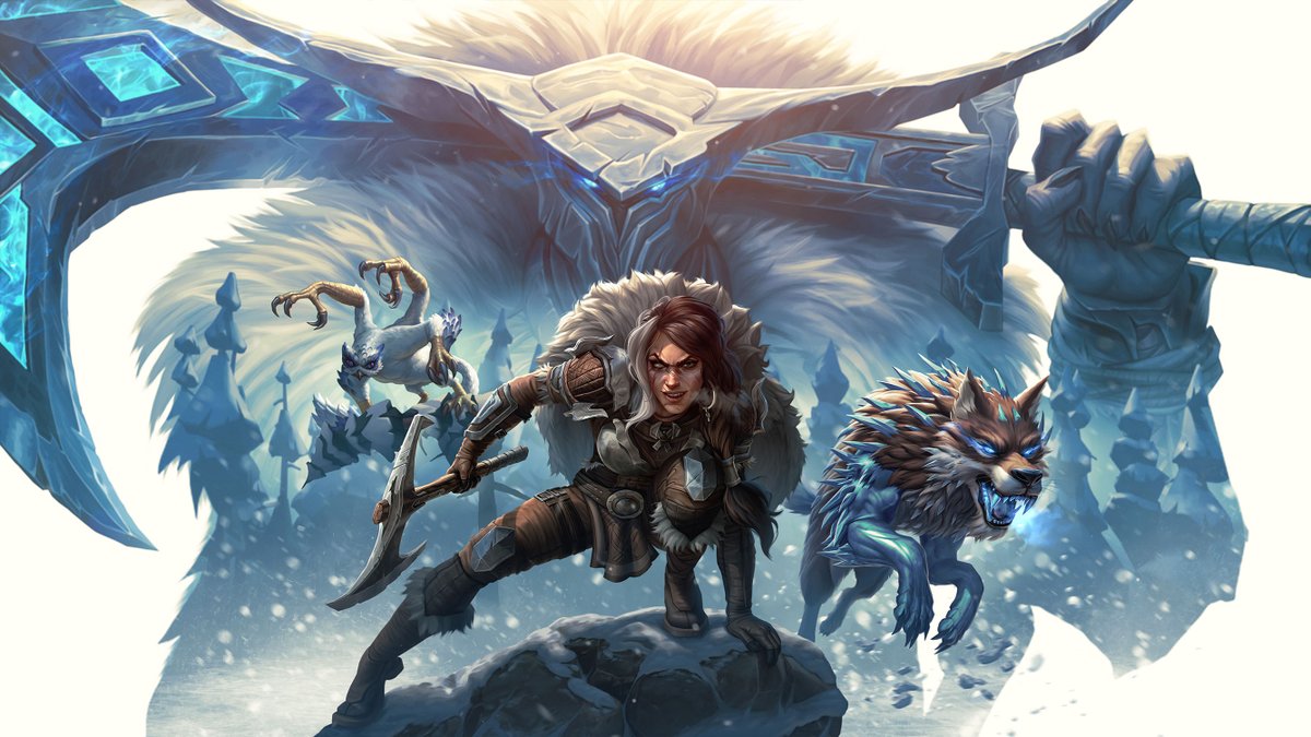 Stumpyfongo (@stumpyfongo) on Twitter photo Freljord Splash illustration I created in collaboration with <a href="/riotgames/">Riot Games</a> for <a href="/PlayRuneterra/">Legends of Runeterra</a>'s End of Year Winter Event! Shoutout to my friend <a href="/ggmattb/">Matt Buchholtz</a> for coordinating this opportunity and to <a href="/FoxxEmpress/">foxx empress</a> for overseeing the process! <a href="/LeagueOfLegends/">League of Legends</a>
#LegendsOfRuneterra Freljord Splash illustration I created in collaboration with <a href="/riotgames/">Riot Games</a> for <a href="/PlayRuneterra/">Legends of Runeterra</a>'s End of Year Winter Event! Shoutout to my friend <a href="/ggmattb/">Matt Buchholtz</a> for coordinating this opportunity and to <a href="/FoxxEmpress/">foxx empress</a> for overseeing the process! <a href="/LeagueOfLegends/">League of Legends</a>
#LegendsOfRuneterra