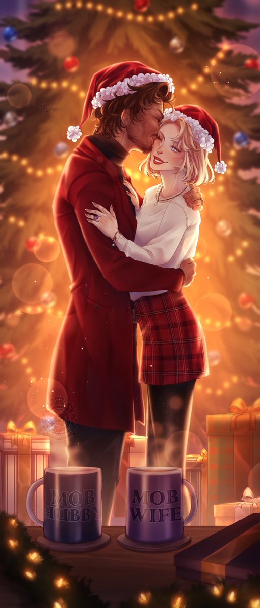 Christmas with you.
- - -
Luc and Eve enjoying the holiday! :D
#NoPixel #nopixelfanart <a href="/KnightofTattoos/">Lianndrí /Eagle 🐣</a> <a href="/ZetarkGG/">Zetark</a>
