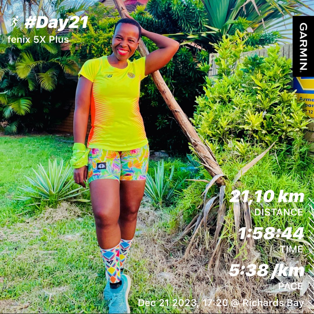 #Day21 #DecemberChallenge #31DaysChallenge #KaMdunge #TheQueen #Running #Runners #SocialRunners #IPaintedMyRun