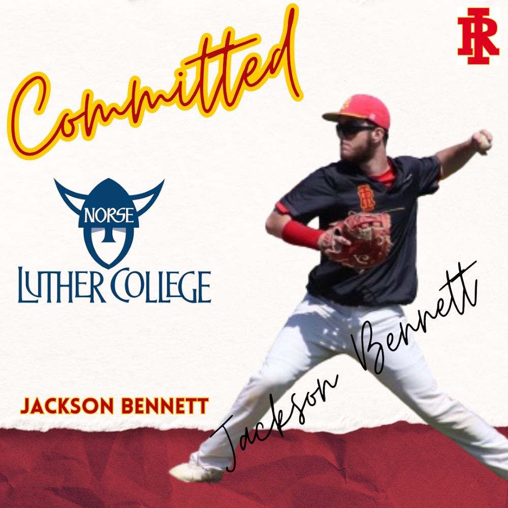 Jackson45Bennett2024 (@j_bennett2024) on Twitter photo I’m excited to announce my commitment to Luther College to further my athletic and academic career. I would like to thank my family, teammates, and coaches for helping me get to this point.
<a href="/RIRocksBaseball/">Rock Island Baseball</a> <a href="/LutherBaseball/">Luther Baseball</a> I’m excited to announce my commitment to Luther College to further my athletic and academic career. I would like to thank my family, teammates, and coaches for helping me get to this point.
<a href="/RIRocksBaseball/">Rock Island Baseball</a> <a href="/LutherBaseball/">Luther Baseball</a>