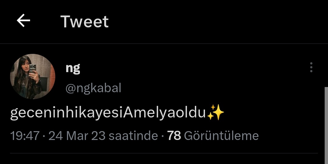 #geceninamelya