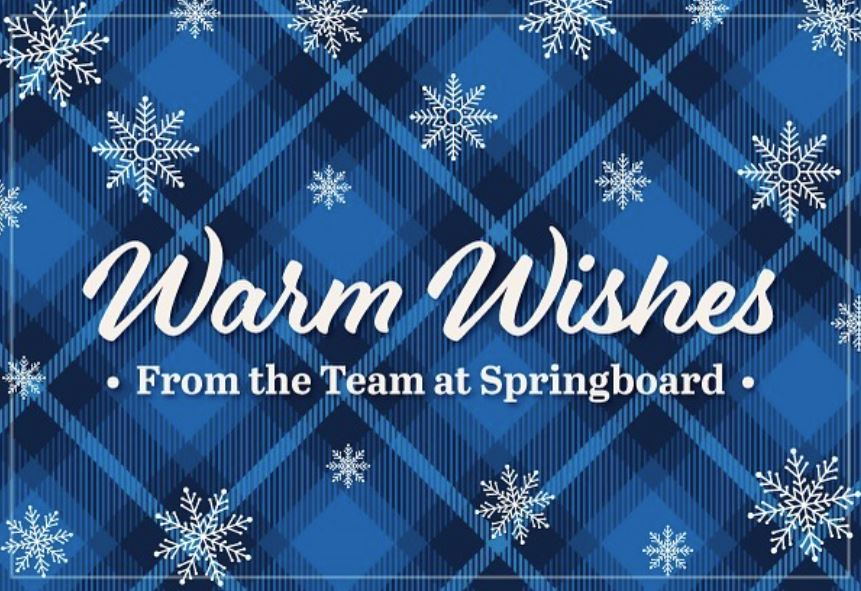 Happy Holidays from Springboard! ⛄️❄️🎁