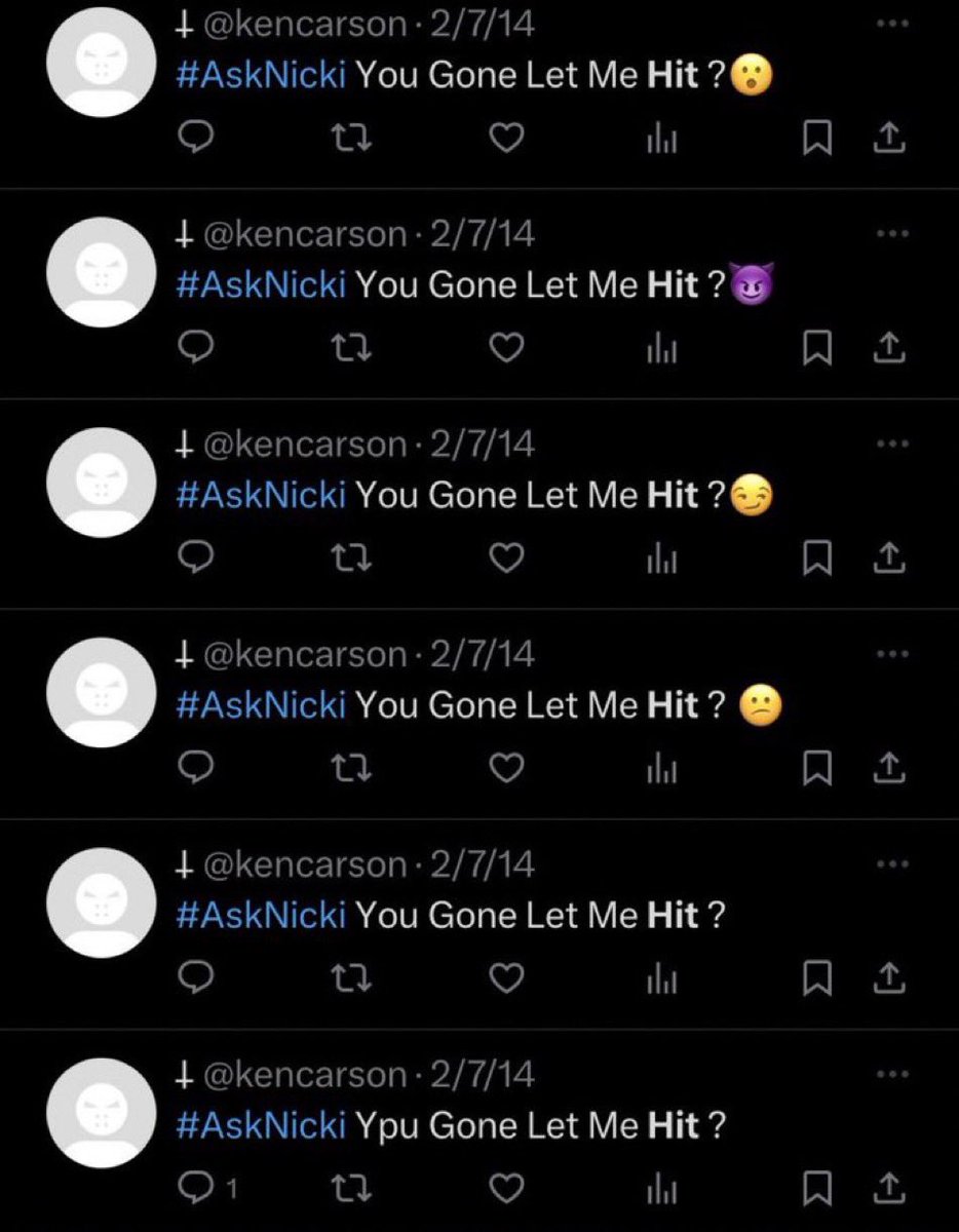 Ken Carson was 14 begging nicki to let him smash i’m crying