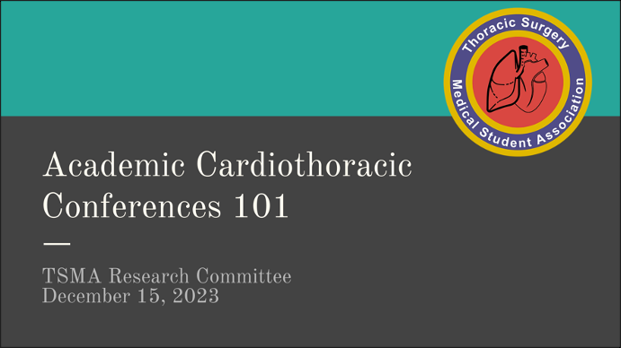 Welcome back to another #ThoracicThursday! 🫀 🫁 This time, we will be summarizing our #AcademicCTConferences101 event, held recently with @JoChikweMD and the @ThoracicStudent Research Committee. Read along to find out tips and tricks to maximize your conference experience! 🧵