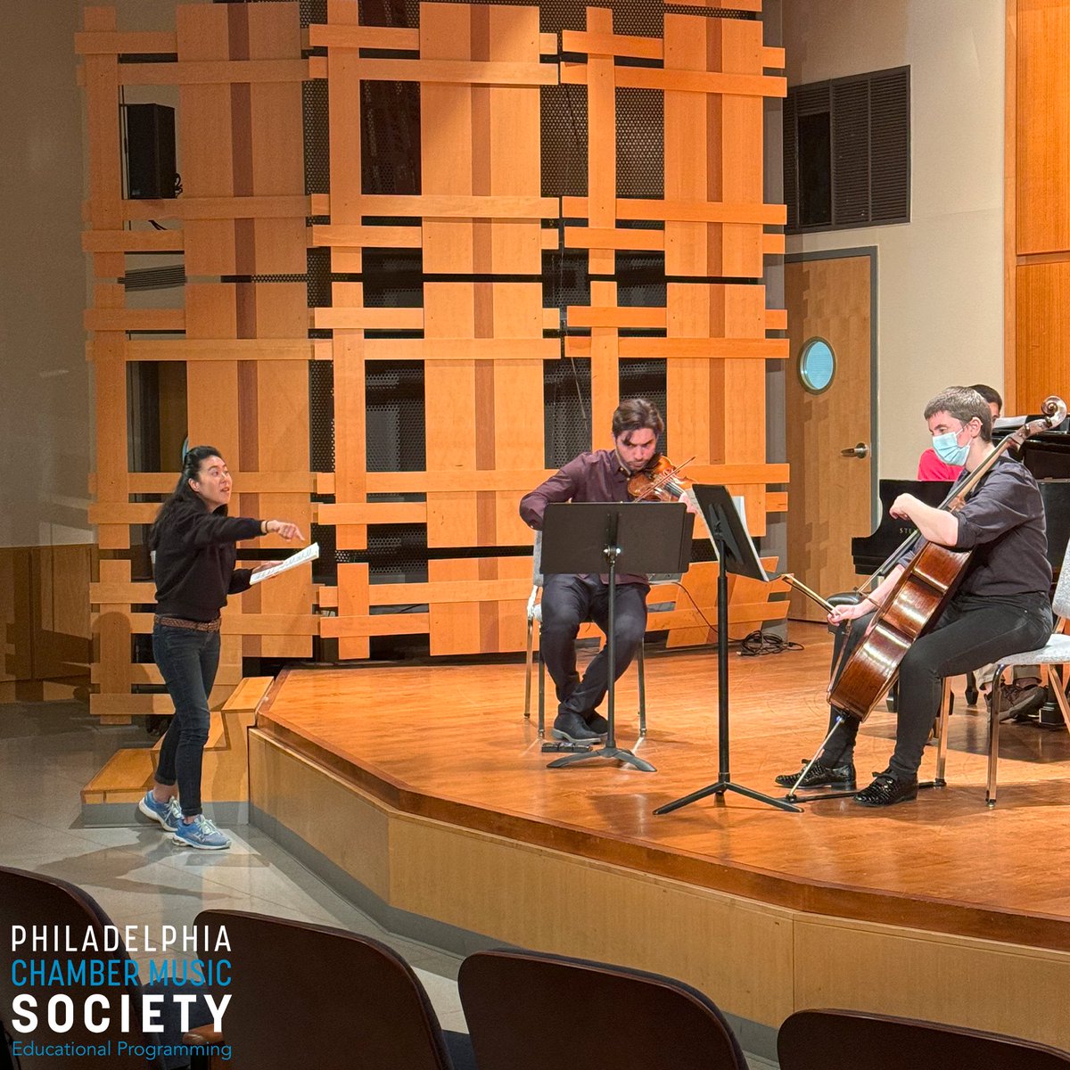 We are pleased to share snapshots from three of our December Education events. Each season, PCMS presents over fifty educational events including masterclasses, pre-concert talks, and outreach concerts throughout the Philadelphia region. pcmsconcerts.org/education