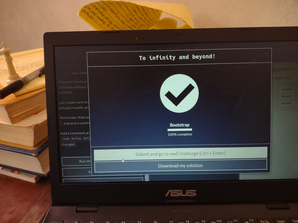 I just finished Bootstrap #100DaysOfMLCode @freeCodeCamp 🏆 #buildinpublic