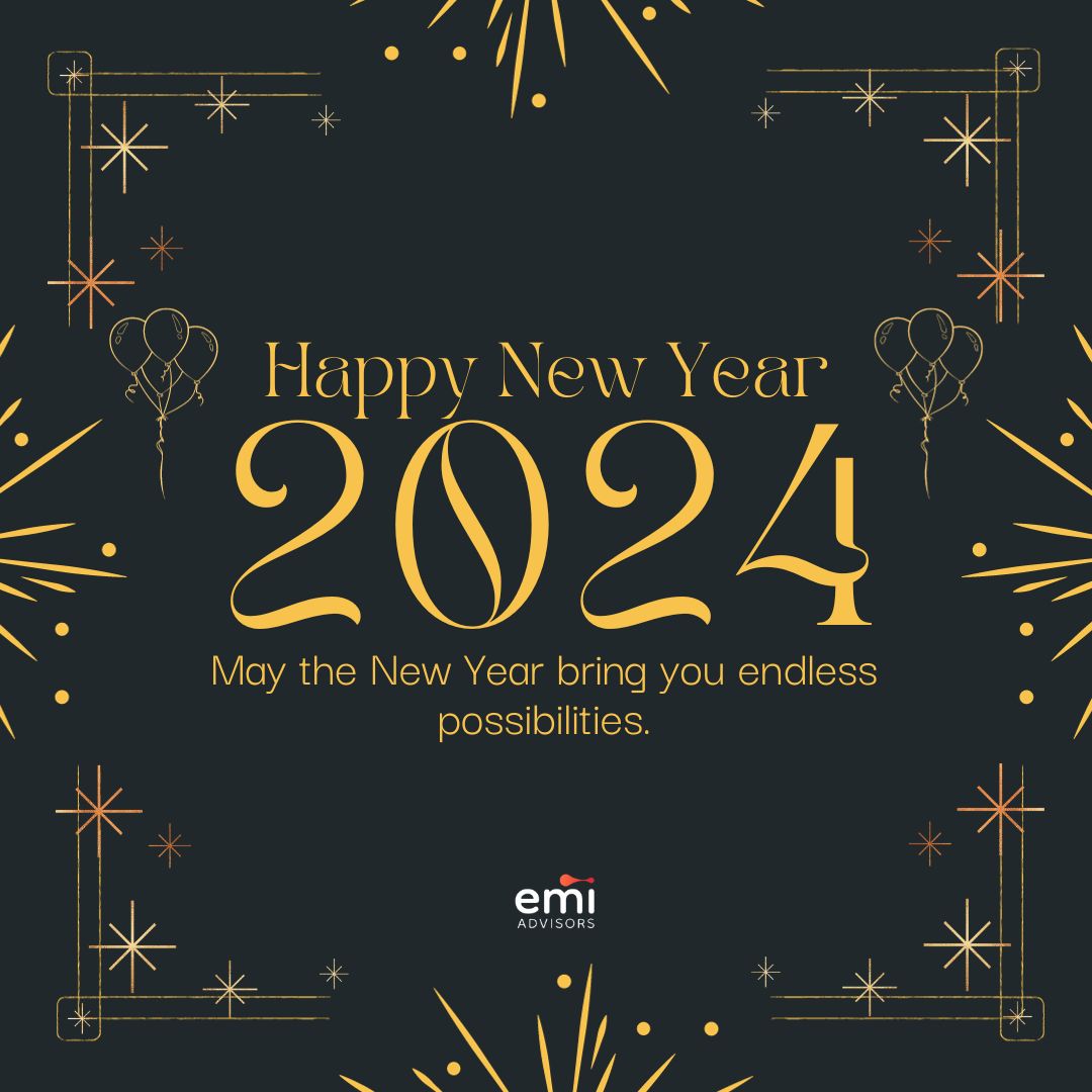 As we bid farewell to 2023, let's reflect on our accomplishments, growth, and the resilient spirit that defines our team. We wish our colleagues, clients, and loved ones a prosperous #NewYear full of new opportunities, continued success, and happiness. Cheers to 2024! 🥂