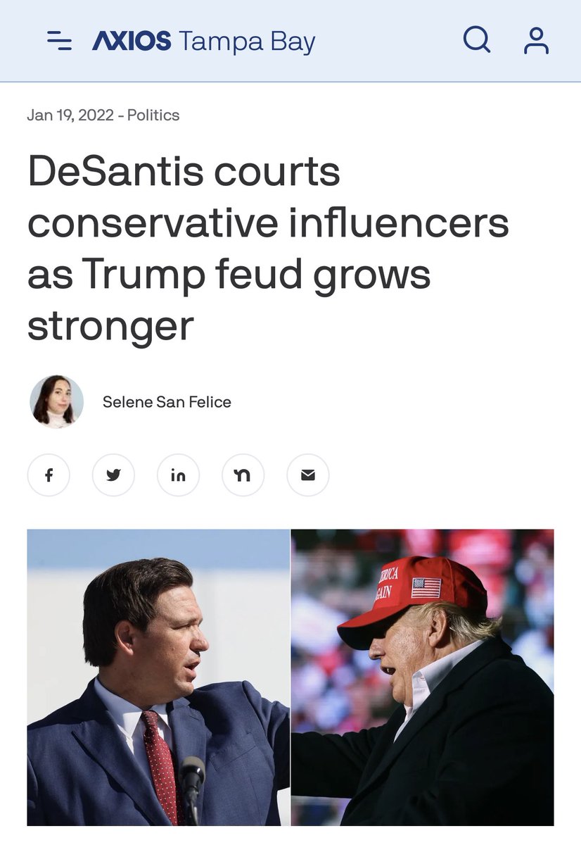 Team DeSantis thought influencers were important that’s why he recruited some like Jebba Ellis and John Cardildo to fight for him online all day every day. Now he’s saying influencers aren’t important because his digital band of scum bags and grifters got absolutely crushed by…