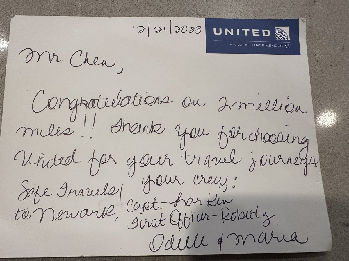 humphreyc (@humphreyc) on Twitter photo Thank you <a href="/united/">United Airlines</a> for celebrating my 2M milestone. While my fellow road warriors and their families would all say ‘my condolences’, you’ve done your best to make it as pleasant as possible. Thank you for all that you do! Please keep up the great work! Thank you <a href="/united/">United Airlines</a> for celebrating my 2M milestone. While my fellow road warriors and their families would all say ‘my condolences’, you’ve done your best to make it as pleasant as possible. Thank you for all that you do! Please keep up the great work!