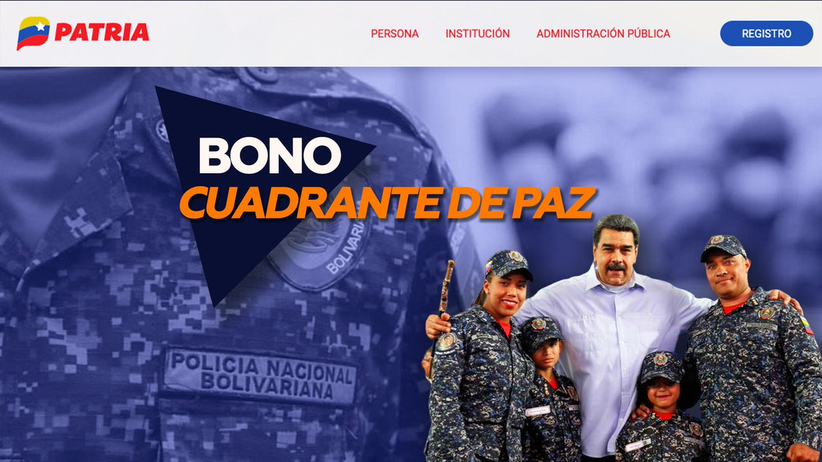 🚨 #ATENCIÓN: Inicia la entrega del #BonoCuadrantesDePaz (diciembre 2023) a través del #SistemaPatria enviando por nuestro Pdte. @NicolasMaduro para los funcionarios policiales. ✅ Monto en Bs. 3.550,00 @BonosSocial #VictoriasYAlegría