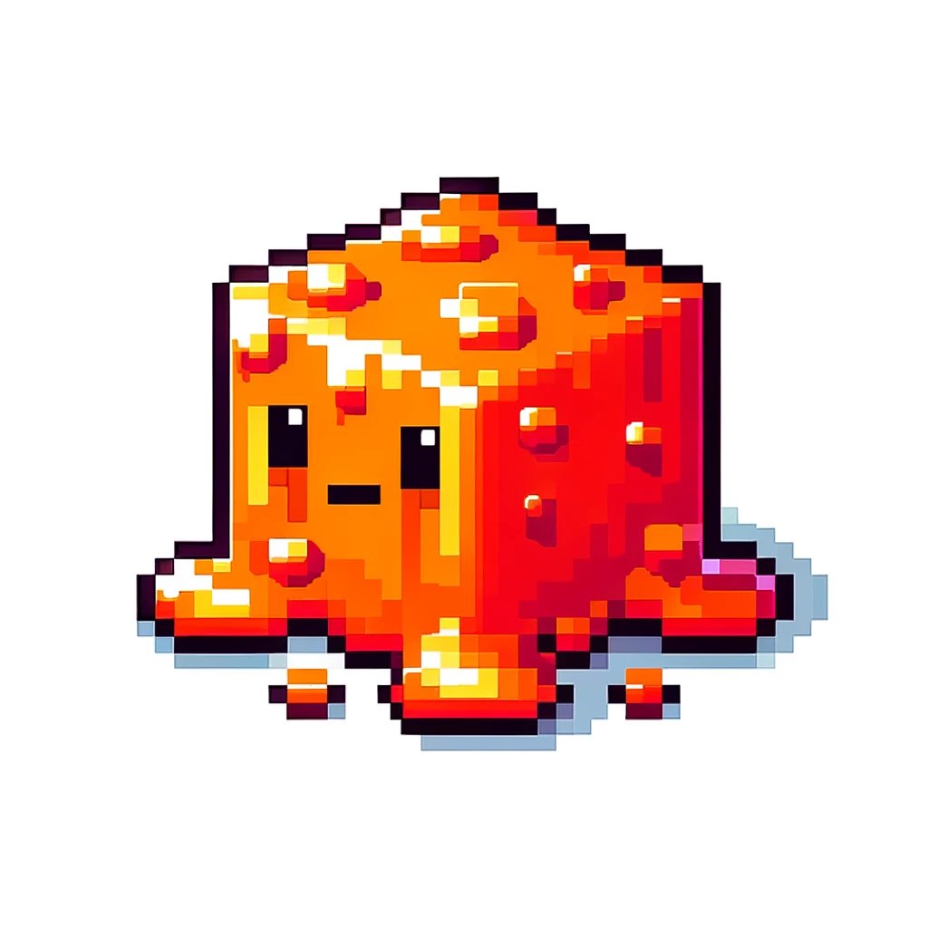 blockamoto's tweet image. Hello squad! I have a surprise theory for you.
Have you noticed that some of these Bitmap patterns seem to have... a life of their own?
I call these patterns Blockamon. There are 3007 Blockamon, found using Patterns on bitlords.land. I call this one, Slime.
Thoughts?