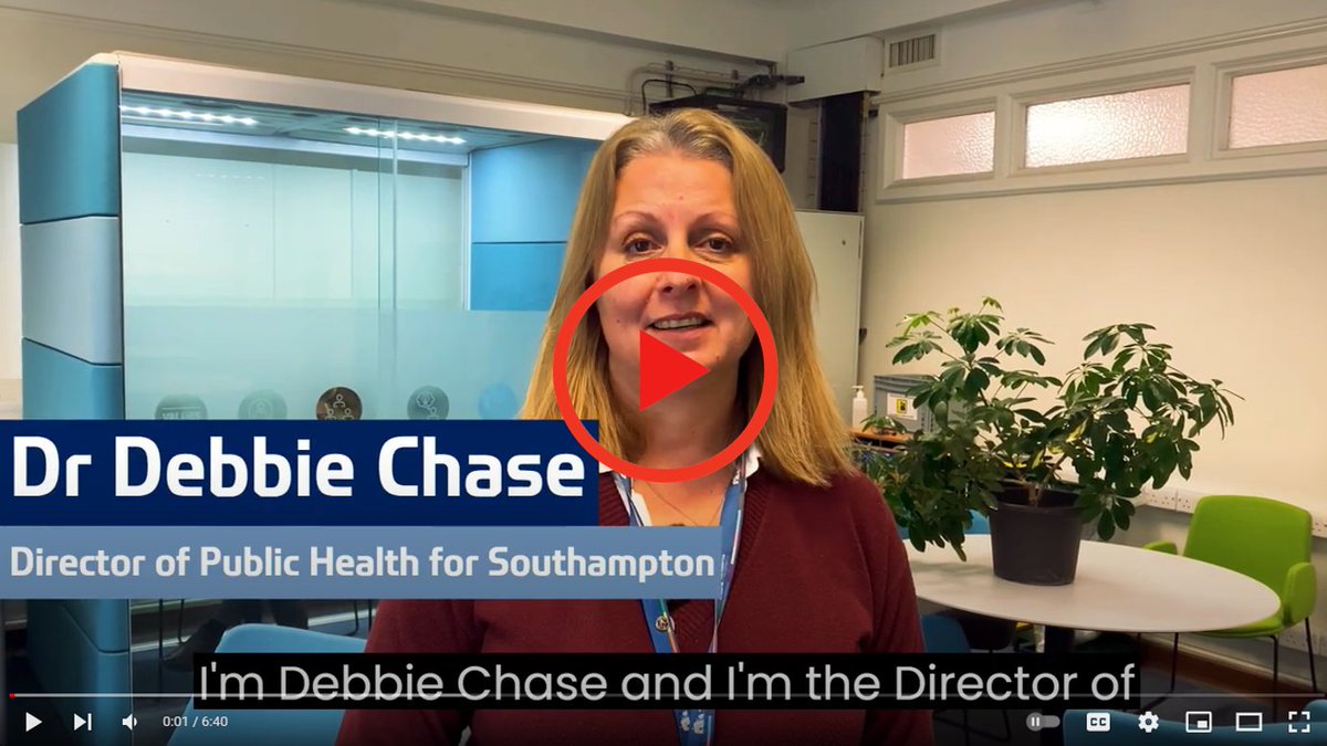 SouthamptonCC (@southamptoncc) on Twitter photo Our Director of Public Health <a href="/DebbieDla1/">Debbie Chase</a> has published her latest 2022-23 Annual Director of Public Health Report which this year focuses on the importance of good work and fair employment for improving health and wellbeing 💼🚶🧘
Watch the video here 👉youtube.com/watch?v=KCJTgC… Our Director of Public Health <a href="/DebbieDla1/">Debbie Chase</a> has published her latest 2022-23 Annual Director of Public Health Report which this year focuses on the importance of good work and fair employment for improving health and wellbeing 💼🚶🧘
Watch the video here 👉youtube.com/watch?v=KCJTgC…