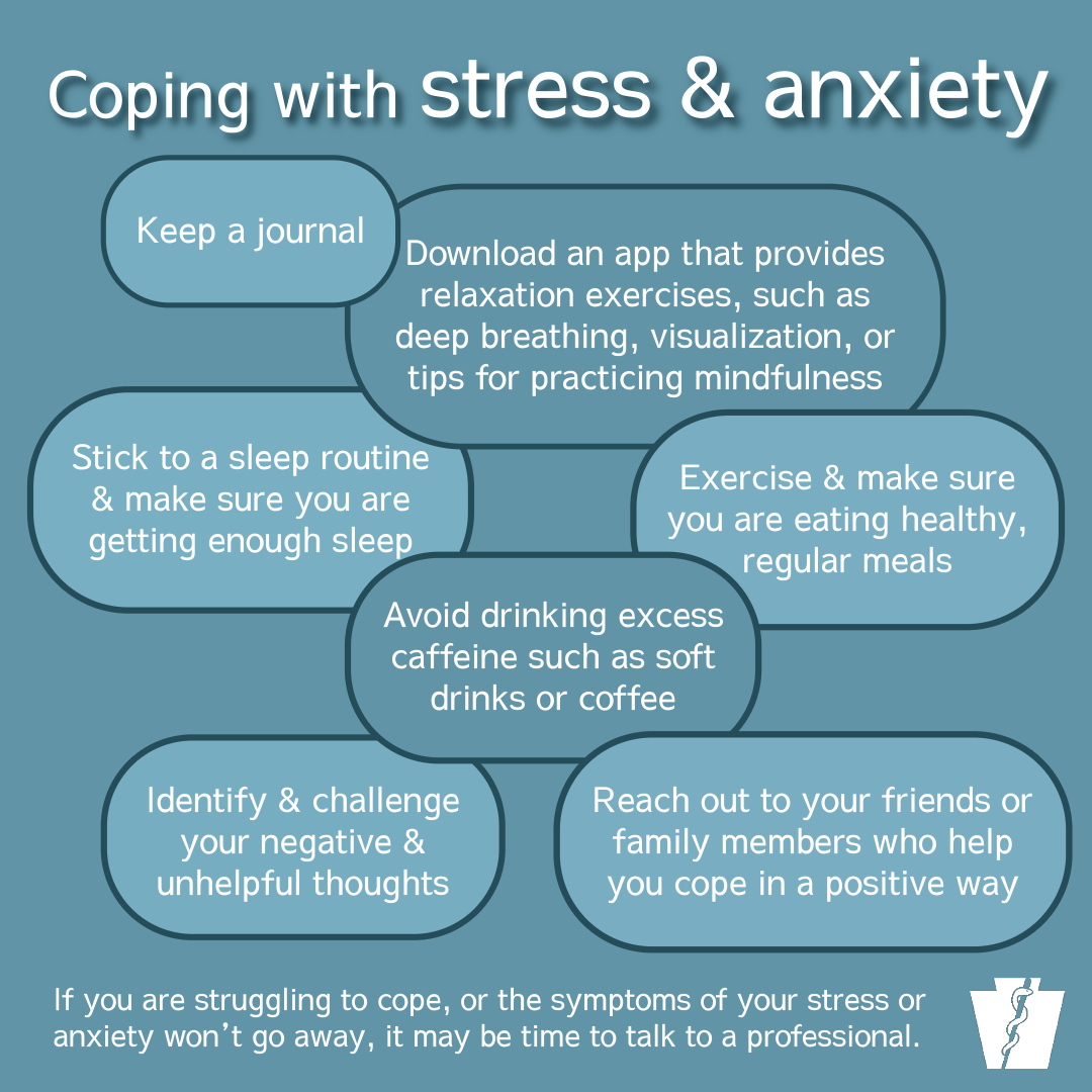 PA Department of Health on X: “It is natural to feel stress