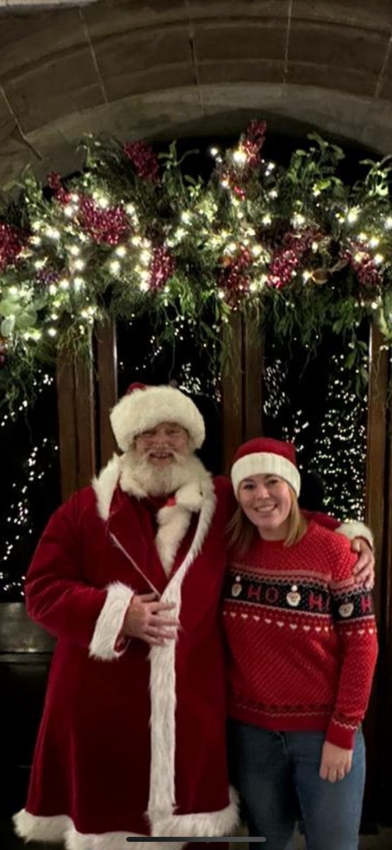 Met the main man today. The original volunteer; of course he was wearing red, only the best volunteers do 😉 🧑‍🎄 🎄