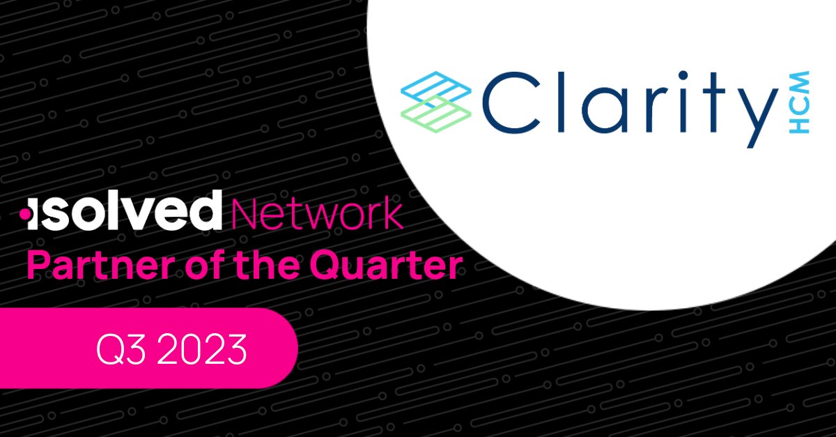 DouglasRSumner's tweet image. The #isolvedNetwork Hall of Fame looks good on you,  Clarity HCM! 🤩