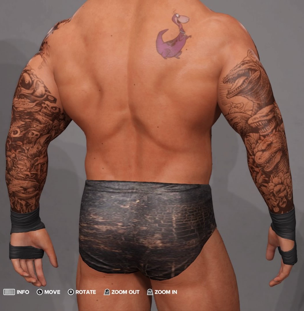 I'd like to give a shout out to @BigTimeGex for introducing me to a new way of doing tatts. So, here are my new tatts. Will be uploading this version to CC today and deleting the older versions.