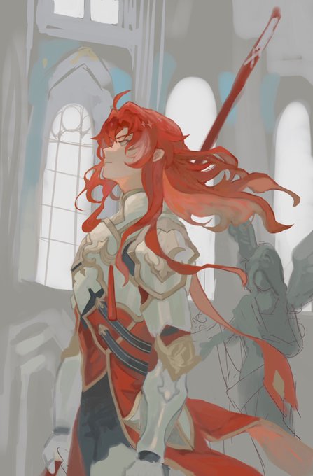 「shoulder armor spear」 illustration images(Latest)