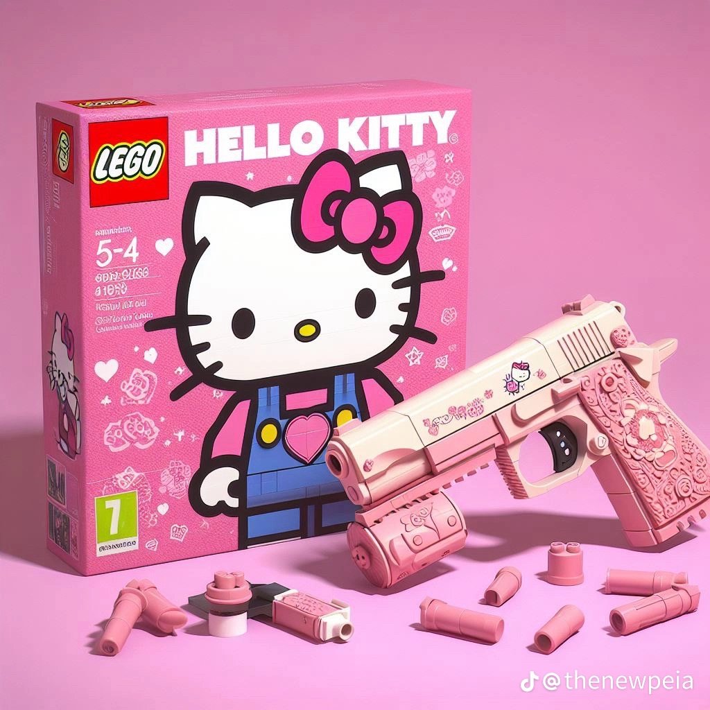ben(der) on X: That hello kitty lego a/i generated gun isn't gonna kill  anybody 😭 / X