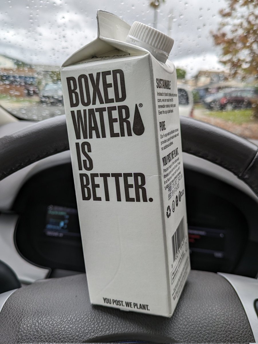 @boxedwater boxedwater.com
#youpostweplant
#betterplanet 💧🌳🌳