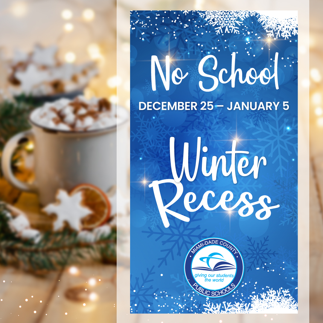 Time to unwind and recharge! #WinterRecess is almost here! We hope you spend time with loved ones and create memories that will last a lifetime!