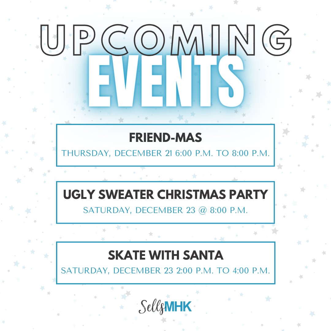 Gather your friends and dive into the holiday cheer before Christmas rolls in! 🎄✨

#christmasparty #uglysweater #skatewithsanta #friendmas
