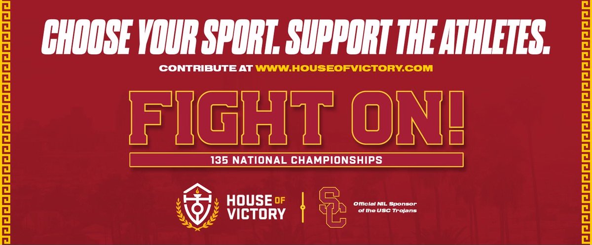 Big thanks to House of Victory as the official NIL sponsor for our student-athletes. Please consider supporting our baseball program. It takes a team! Fight On! ✌🏽