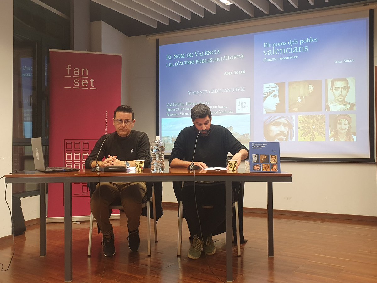 Comença la xarrada amb <a href="/vicentbaydal/">Vicent Baydal</a> i <a href="/AbelSoler2/">Abel Soler</a> en ocasió del llibre "El nom dels pobles valencians"