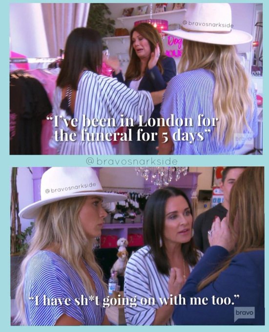 𝗔𝗡𝗢𝗡𝗬𝗠𝗢𝗨𝗦:  You can count on #kylerichards to be there for you during 𝘆𝗼𝘂𝗿 time of need. #RHypocriteOBH #RHOBH #Igotshitgoingontoo #itsallaboutme