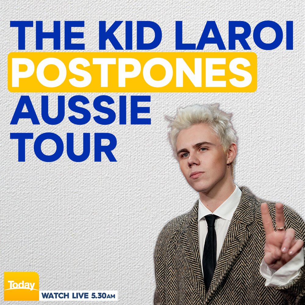 Aussie singer The Kid LAROI has announced his THE FIRST TIME tour will be postponed from February 2024 to October 2024. Tickets are expected to be transferred to new dates, which are yet to be announced. #9Today