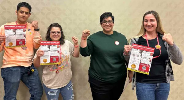 HUGE congratulations to the Wells Fargo workers in Albuquerque, New Mexico who made history & won their election with @CWAUnion! Here's to a strong first contract & a wave of @ForBetterBanks workers organizing across the country!