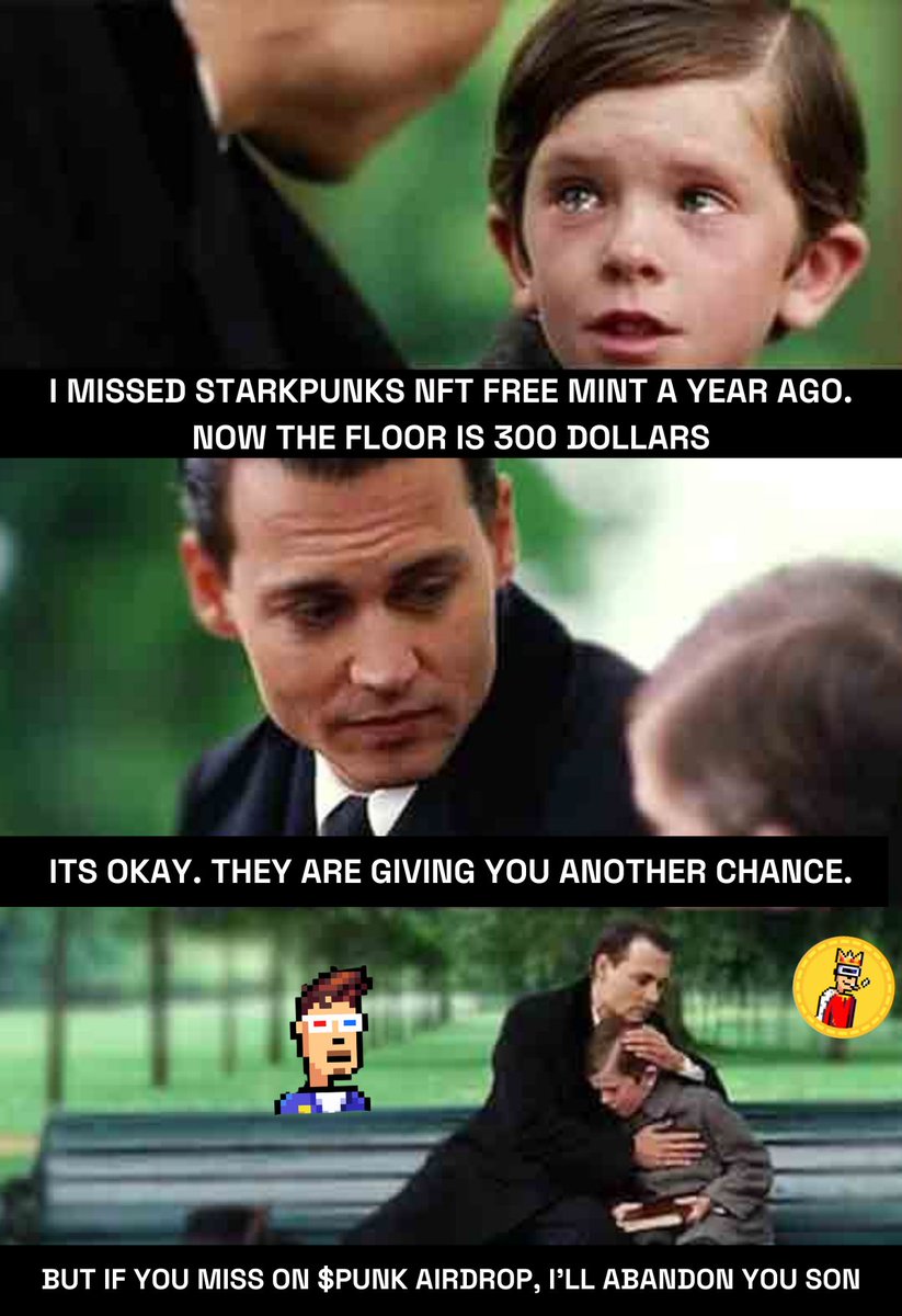 Starkpunks 👑✨ (OOO until bull run) (@starkpunks_nft) on Twitter photo $PUNK AIRDROP IS ALMOST HERE ⌛️🎅
Think you are #starknet OG? 👀 then ⤵️
1⃣ follow <a href="/starkpunks_nft/">Starkpunks 👑✨ (OOO until bull run)</a>
2⃣ retweet
3⃣ then drop your starknet address 👇✍️
Don't miss $PUNK!
Most anticipated airdrop on #starknet by <a href="/starkpunks_nft/">Starkpunks 👑✨ (OOO until bull run)</a> : #1 NFT on #Starknet 👑 $PUNK AIRDROP IS ALMOST HERE ⌛️🎅
Think you are #starknet OG? 👀 then ⤵️
1⃣ follow <a href="/starkpunks_nft/">Starkpunks 👑✨ (OOO until bull run)</a>
2⃣ retweet
3⃣ then drop your starknet address 👇✍️
Don't miss $PUNK!
Most anticipated airdrop on #starknet by <a href="/starkpunks_nft/">Starkpunks 👑✨ (OOO until bull run)</a> : #1 NFT on #Starknet 👑