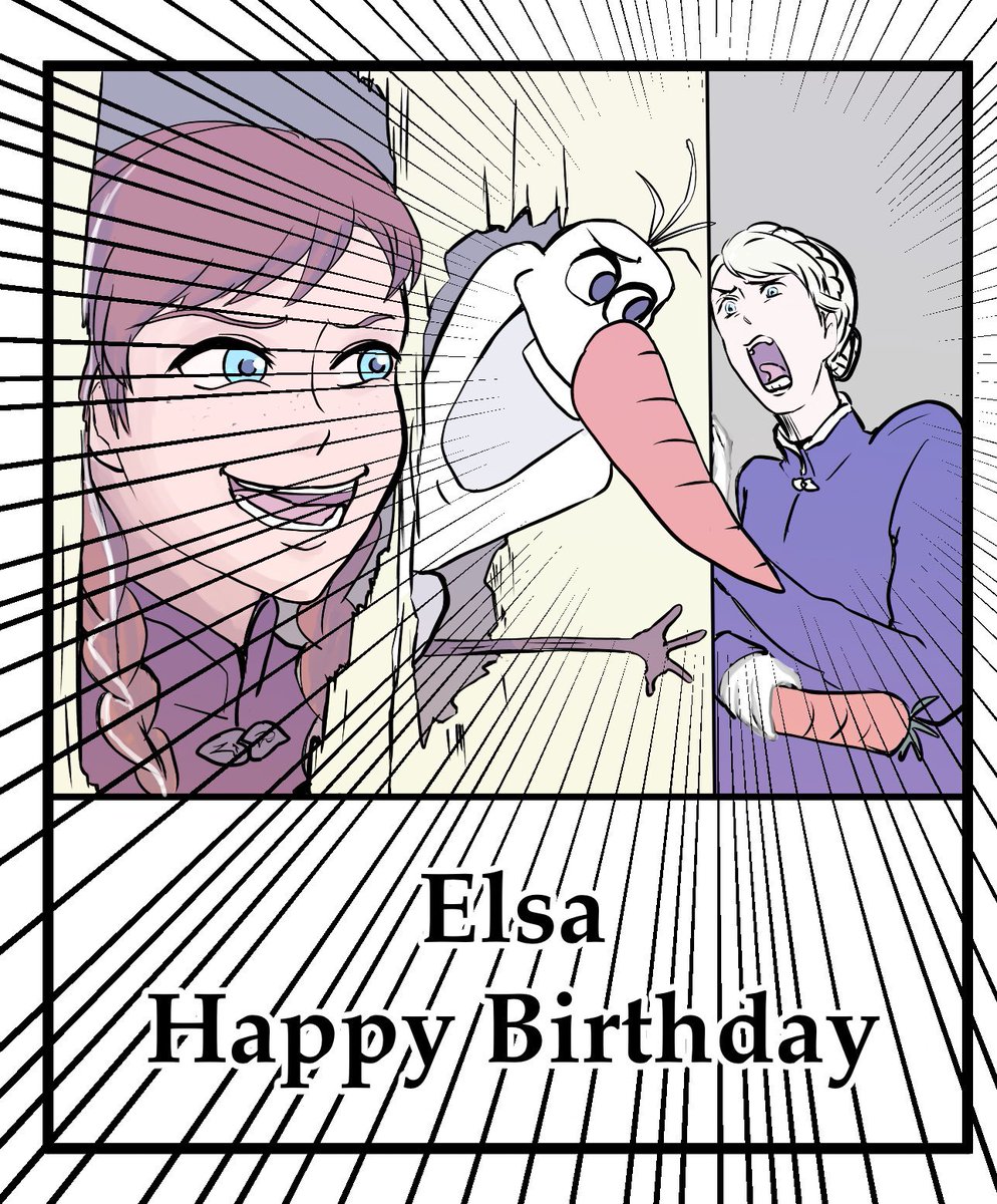 エルサお誕生日おめでとう🎊 