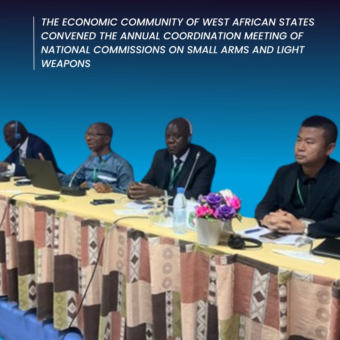 📍Dakar, Senegal 🌍The ECOWAS Annual Coordination Meeting of NATCOMs brought together key players, including @ecowas_cedeao, @UNODC, @UNIDIR, @UNDP, and more, to strategize against the threats endangering the region. See our latest web-story here ▶️disarmament.unoda.org/update/annual-…