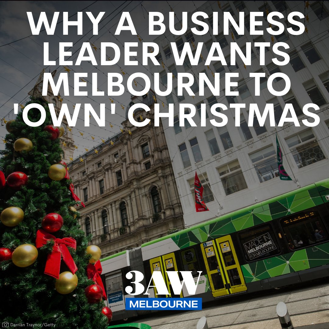 He says Melbourne's Christmas spirit is lacking this year, and it's costing our city. FULL STORY 👉​nine.social/u5m