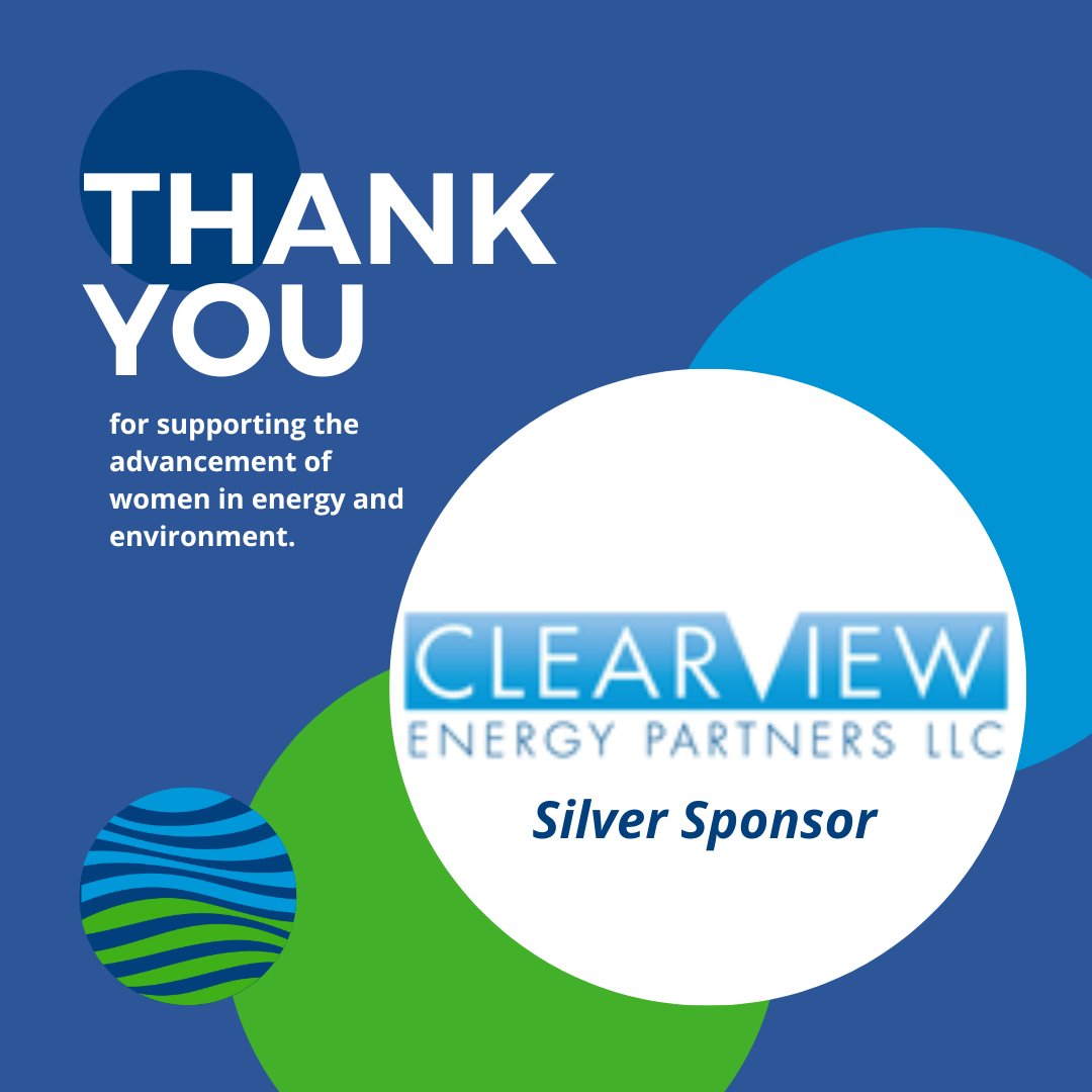 Thank you to Silver Sponsor, <a href="/CVEPLLC/">ClearViewEnergy Ptrs</a> , an independent energy policy research firm based in DC.  Their commitment enables us to create impactful networking opportunities and educational  forums, fostering a vibrant community that champions diversity and  excellence. #Gratitude