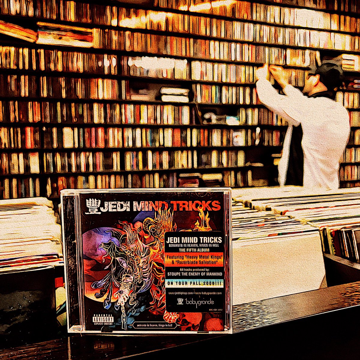 HHC_hiphop's tweet image. Playing some Jedi Mind Tricks!! #hiphopcollector @jmthiphop #hhc #vinniepaz