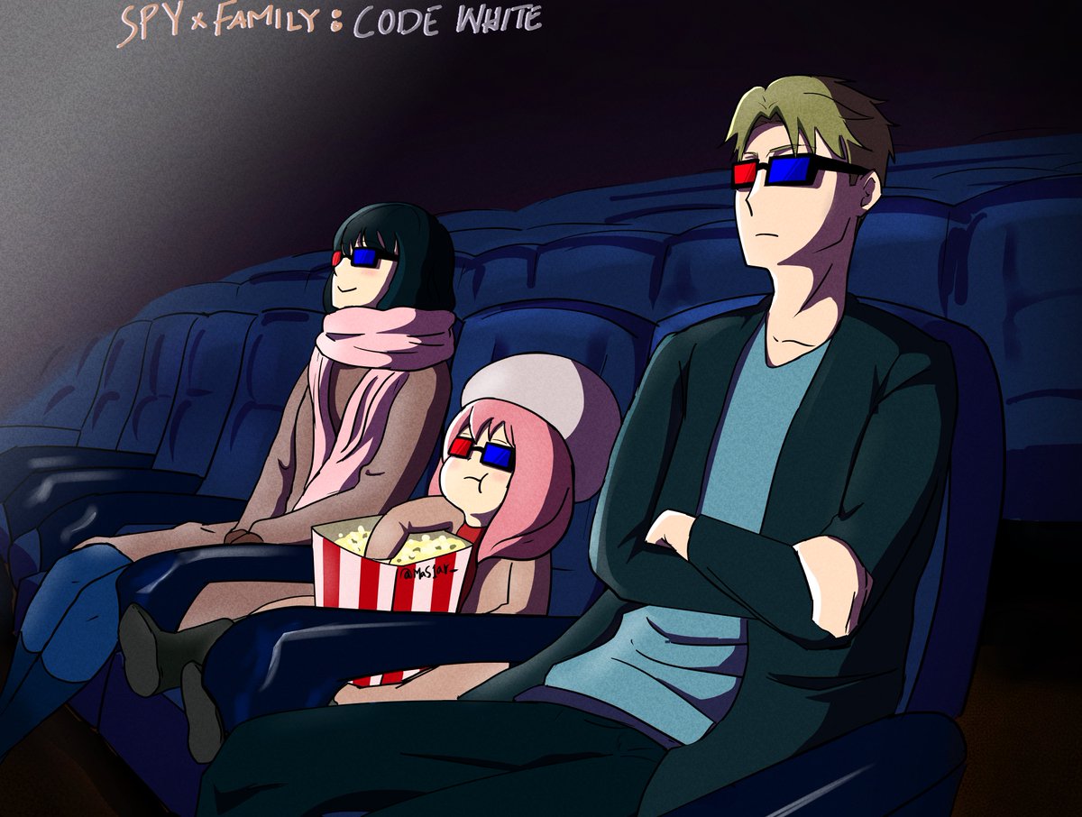 MaS1ar_'s tweet image. Movie Day !

#SPY_FAMILY #スパイファミリー #codewhite #コードホワイト