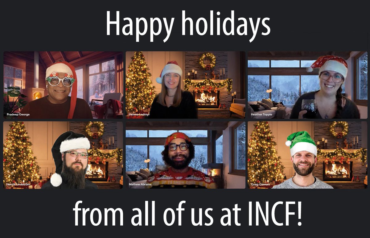 The INCF Secretariat would like to wish our #neuroinformagical community happy holidays and a fantastic new year! Thank you all for your engagement and commitment to open and FAIR neuroscience!