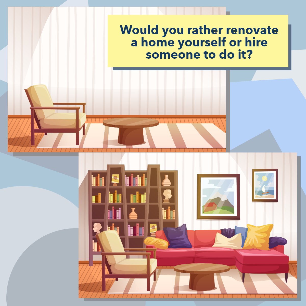 Would you do your dream renovation project yourself or hire someone?

Let us know below!

#HomeRenovation #DIYHome
 #AmericasMortgageSolutions #christianpenner #onestopbrokershop #mortgagebrokerwestpalmbeach #epicrealeststedeals #TheChristianPennerMortgageTeam