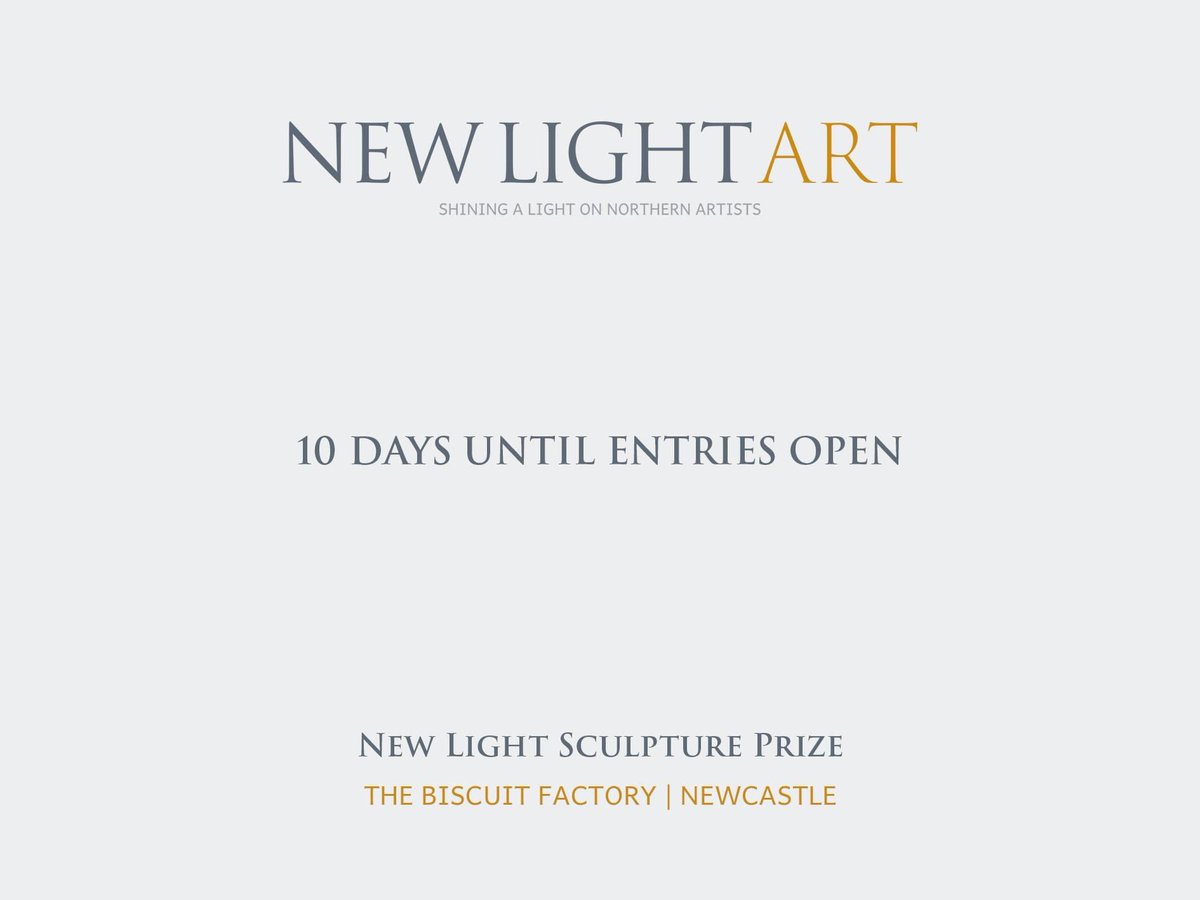 There is just 10 days until entries open! Held at @biscuit_factory , alongside the fourth leg of the 2023/24 Prize Exhibition tour, entries open 1 January 2024. To see the full entry guidelines, head to the link 👉shorturl.at/wOZ13