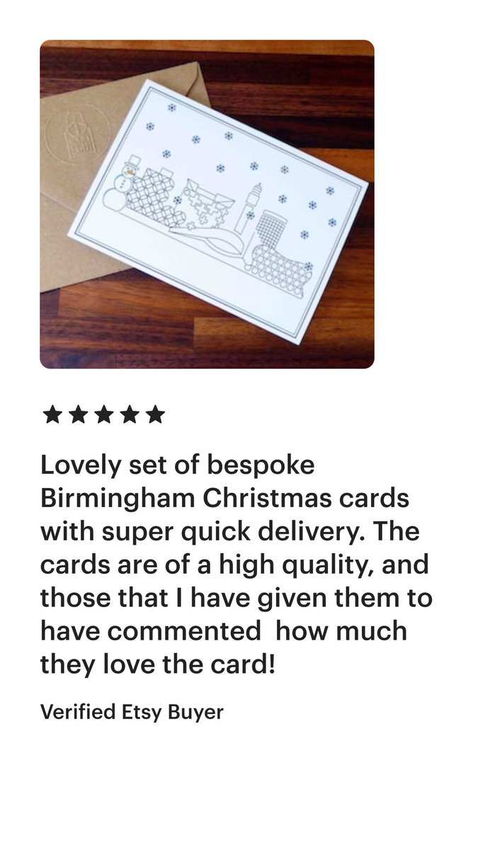 Love receiving feedback, always makes my day 😀 🎄 🎅 madeonthecanal.etsy.com